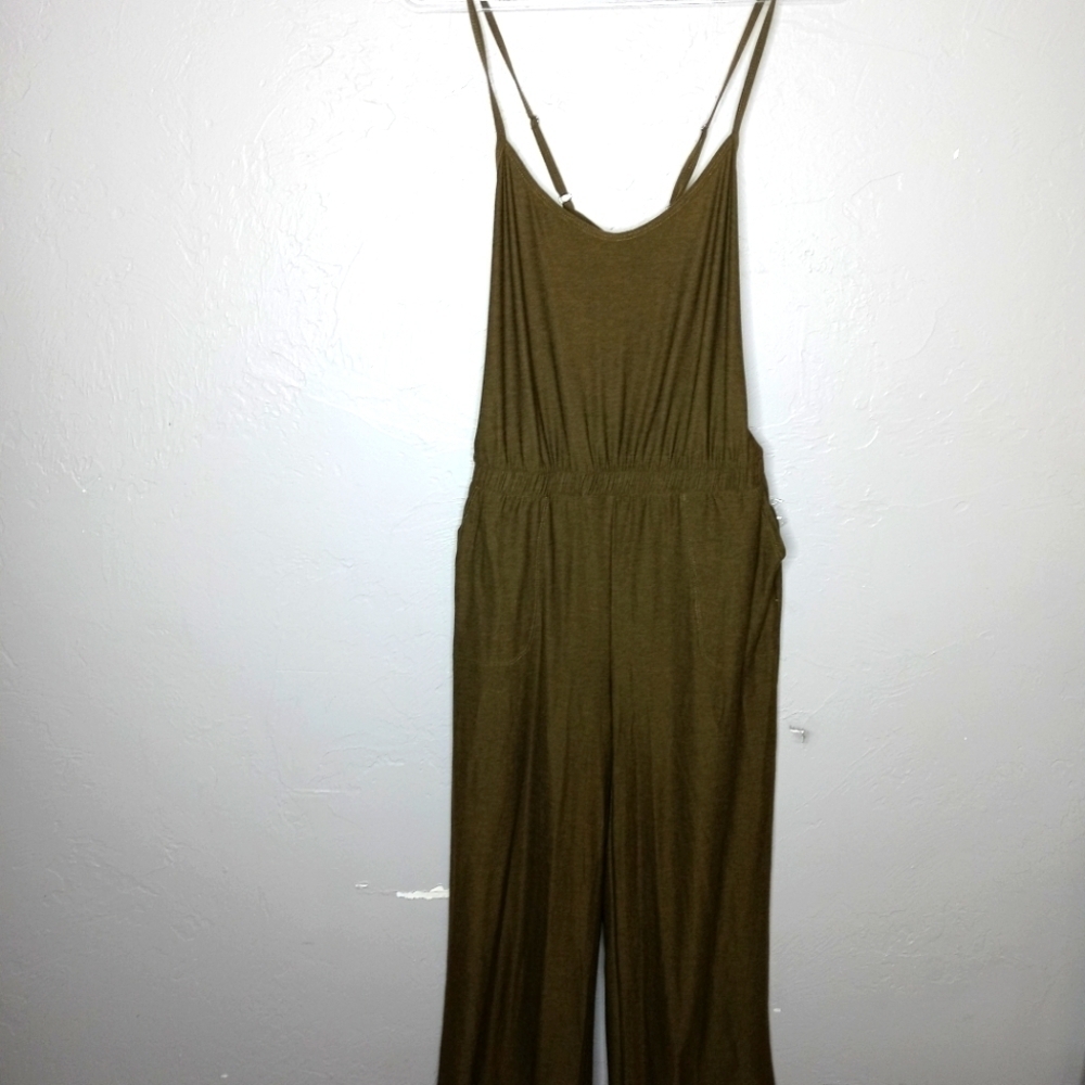 Beyond Yoga Green Leisure Jumpsuit